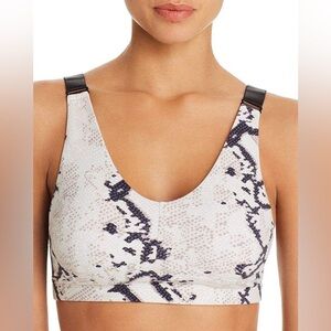 Varley Carbon 38 Martel Bra Ivory Snake